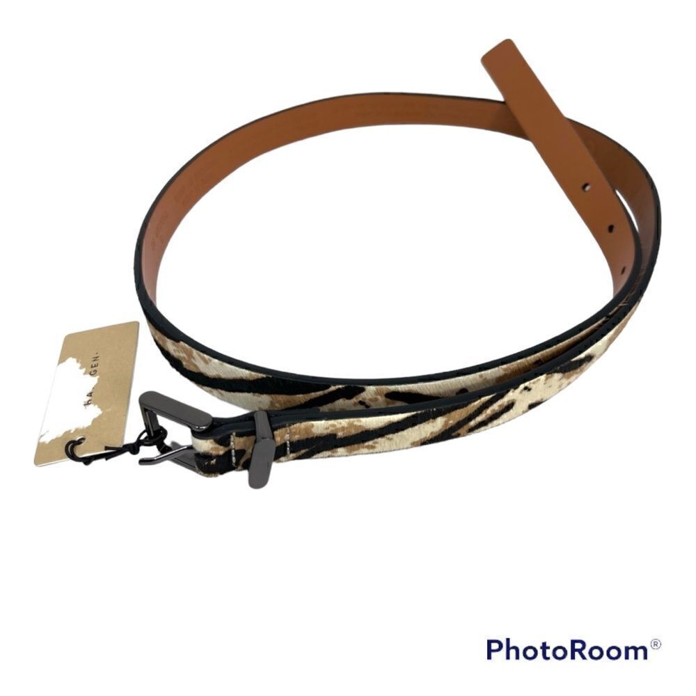 Halogen Woman’s Cow Hair belt Small. NWT
